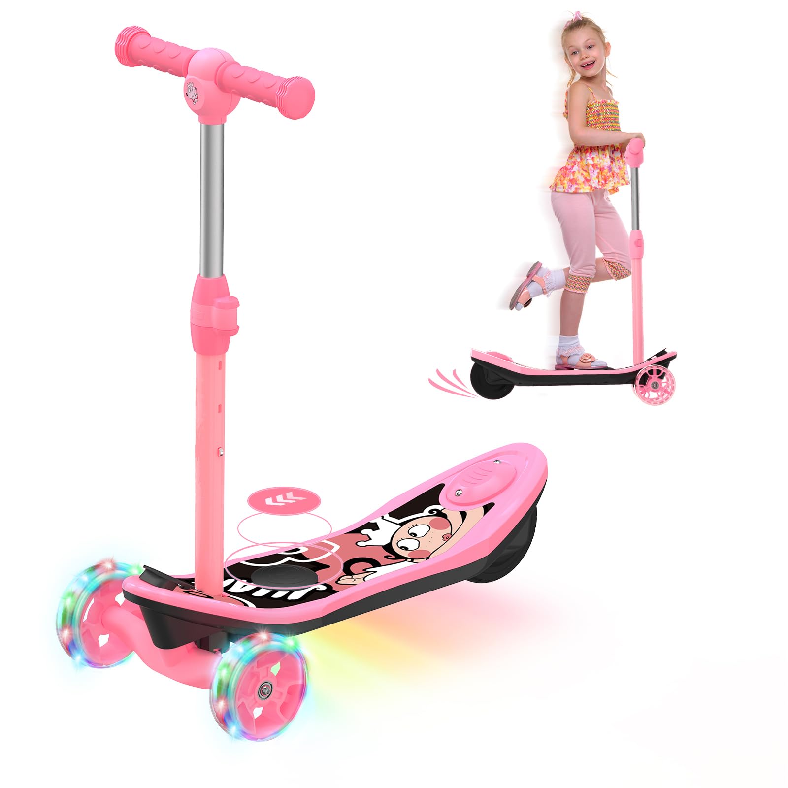 E MOTION 4 PLUS: Leuchtender 3 Rad E Scooter für Kinder E MOTION 4 PLUS: Leuchtender 3 Rad E Scooter für Kinder