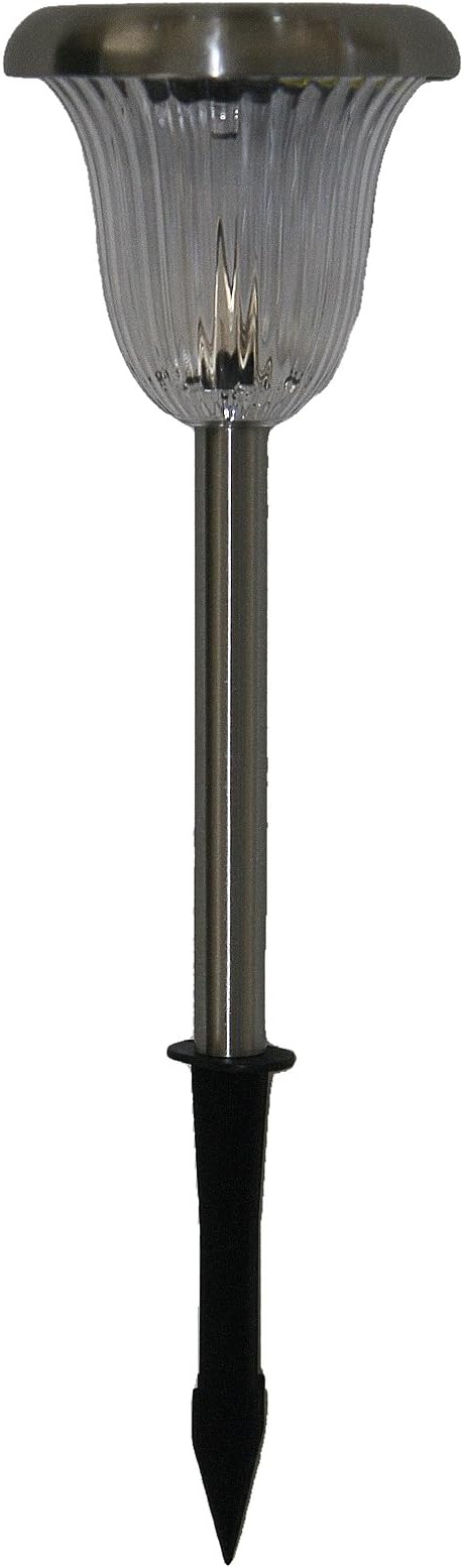 Master Craft Products 5-Piece Solar Powered Stainless Steel Lantern Set
