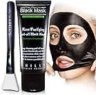 SHILLS Charcoal Black Mask, Blackhead Remover Mask, Charcoal Mask, Blackhead Peel Off Mask, Acne Mask, and Brush Kit