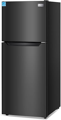 Miniatura 8 de BLACK+DECKER Refrigerador de montaje superior de 18.1 pies cúbicos con congelador, refrigerador de 2 puertas con congelador superior y control de