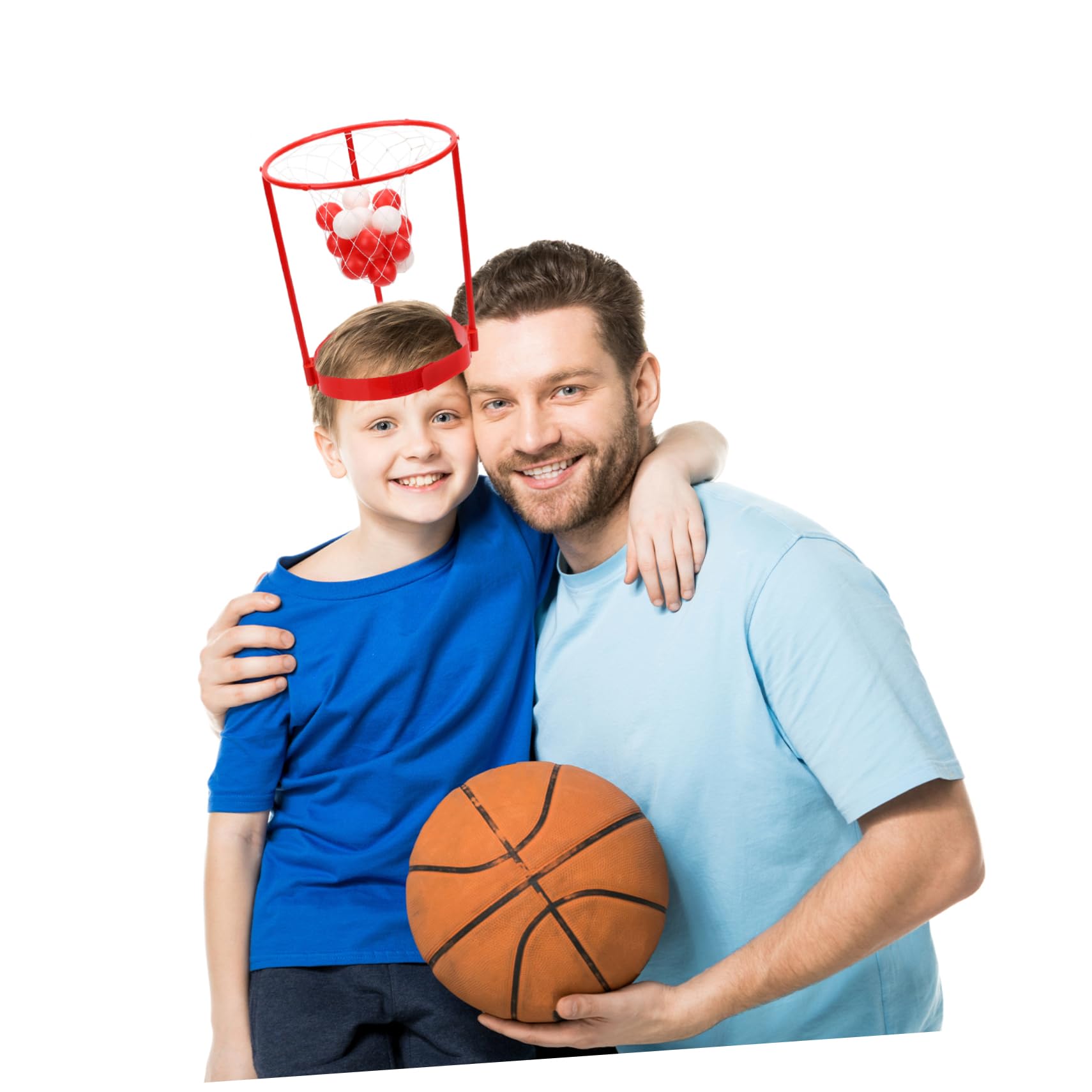 BESPORTBLE 1 Set Interactive Headwear Basketball Game Indoor for Adults Fun Family Activity Promotes Interaction Exercise for Parties and Gatherings