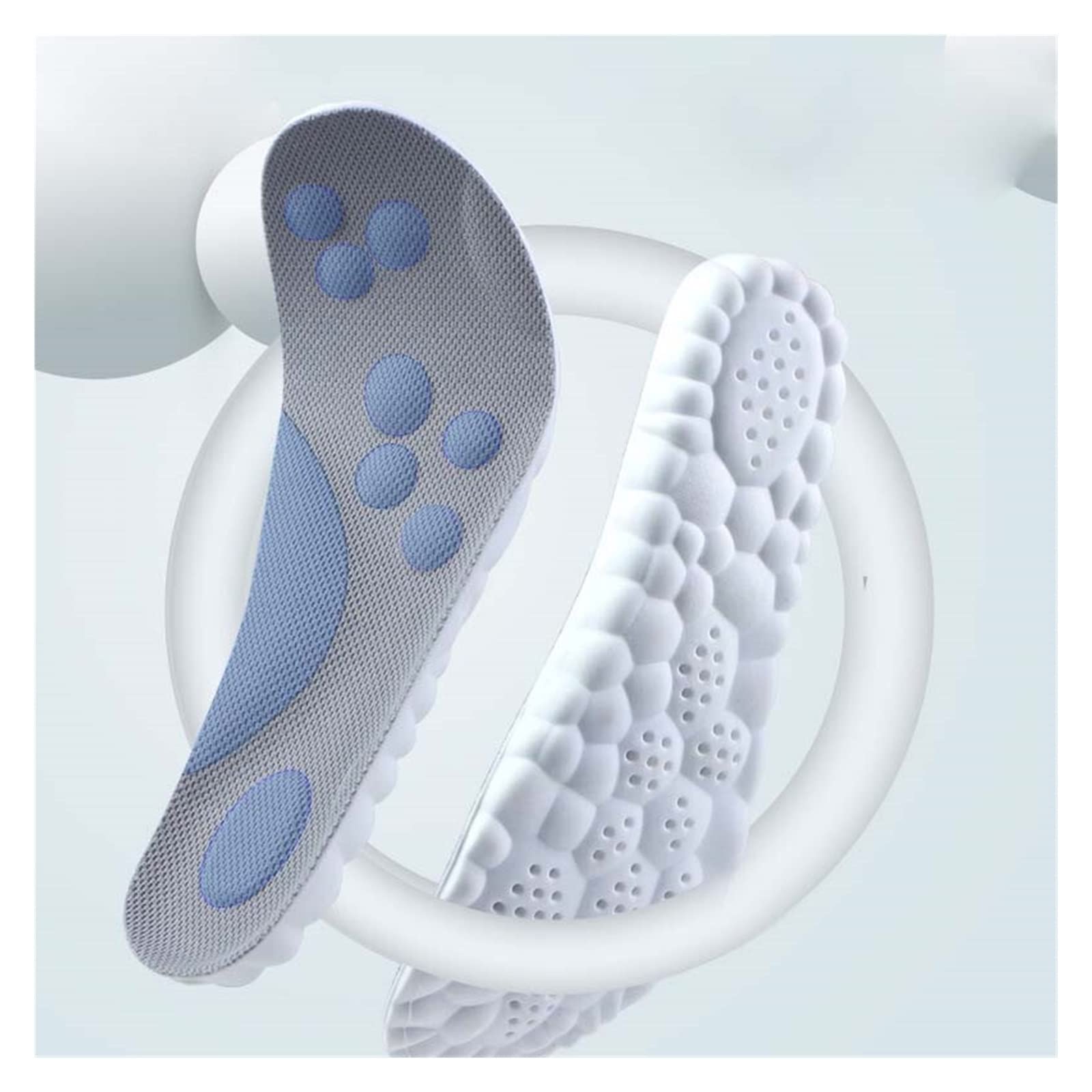 Semelles Intérieures Super Douces Pour Sport - Blanc/Jaune - X.Z.MOONLIGH