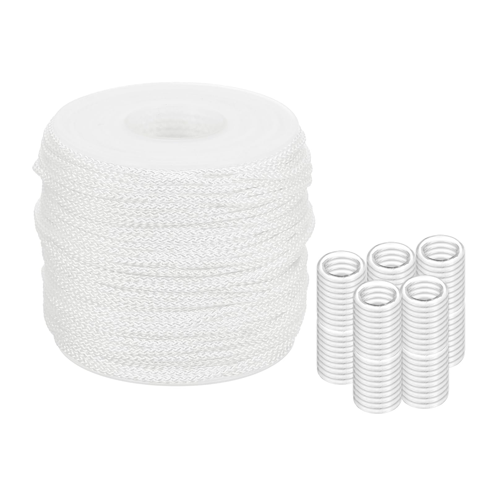Anillos de plástico para cortinas de alta densidad y cordón duradero para estores a medida