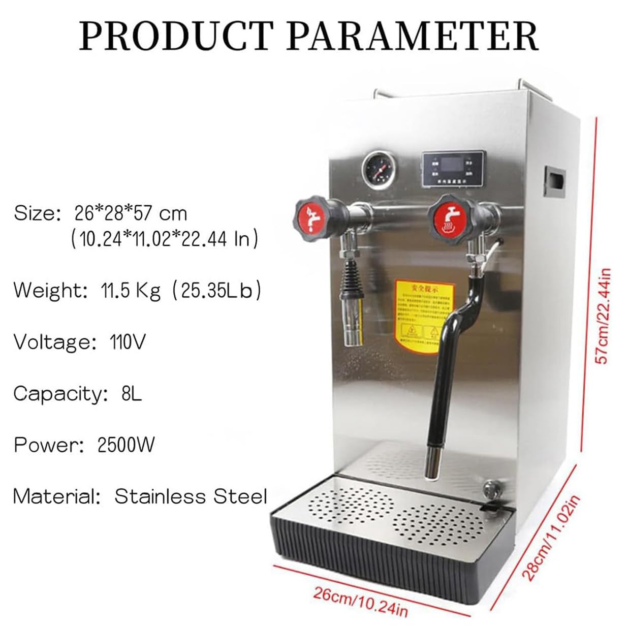 Espumador de leche eléctrico, 4 en 1, de acero inoxidable, con pantalla LED, para café, latte, capuchino y chocolate caliente.