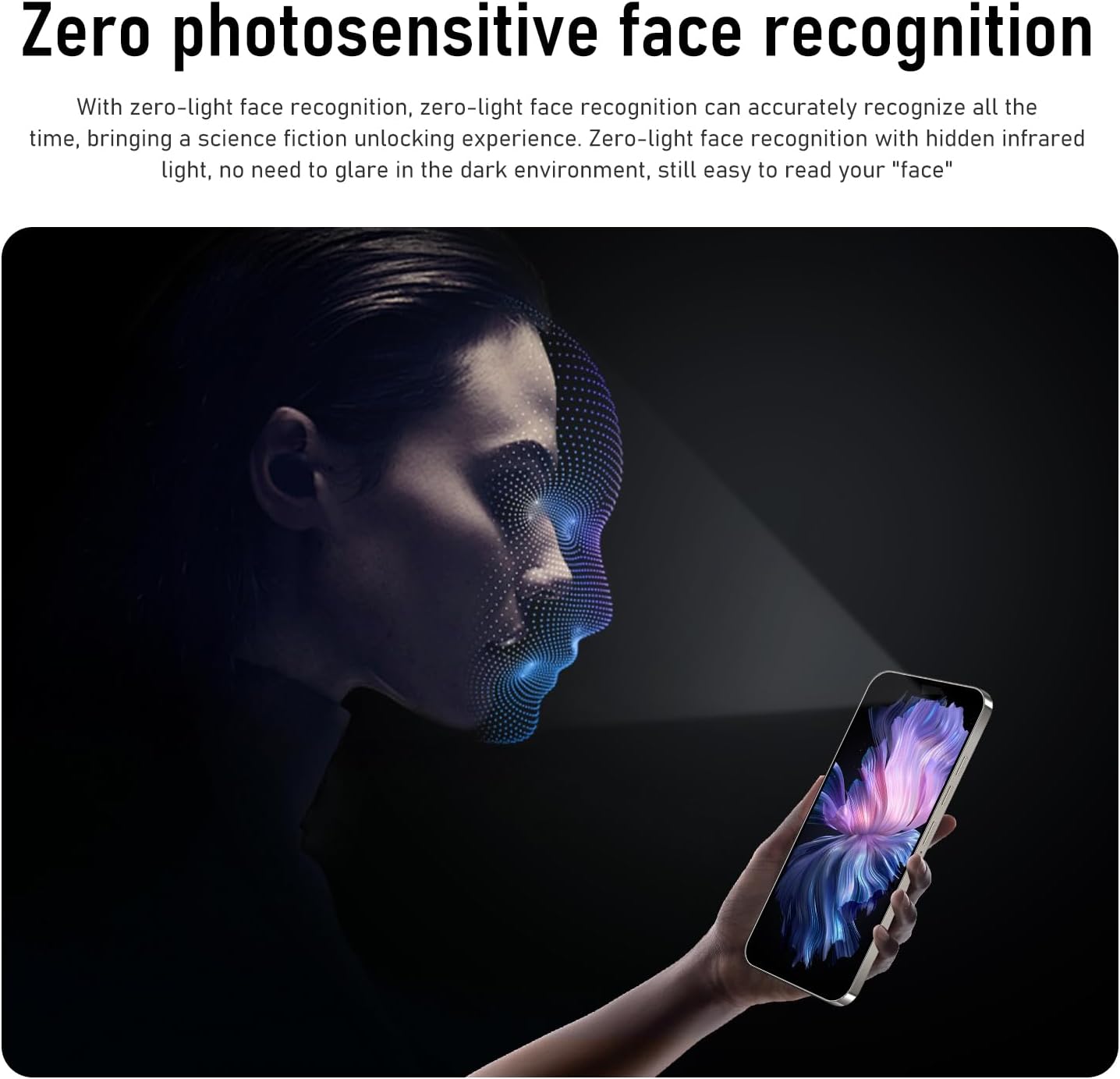 14PROMA X Unlocked Cell Phone,Long Battery Life 6.82" HD Screen Unlocked Phones,Android13 16+512GB Smartphone with 128G Memory Card,Dual SIM/Fingerprint Lock/Face ID/GPS (Gray) image 5 of 6 B0DT4PNJLZ