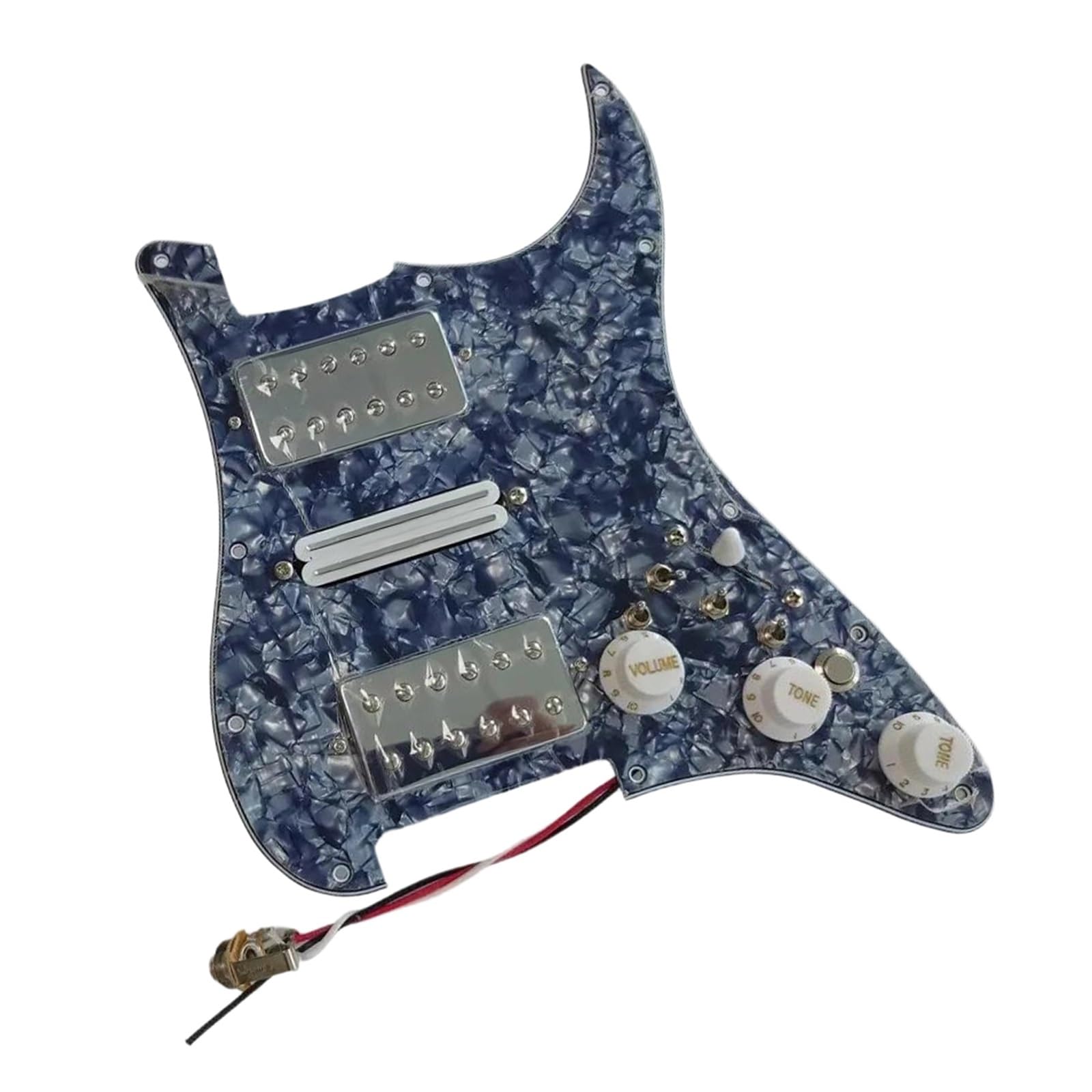 Il Set Di Pickup Battipenna Precablato HSH Per Chitarre Elettriche Include Humbucker Cromati Pickup Per Battipenna Della Chitarra