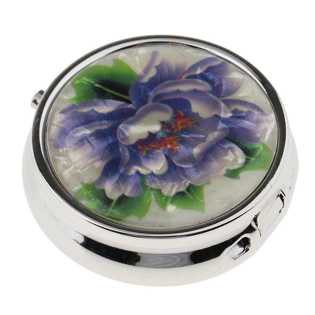 Portable Mini Travel Metal Pill Box Medicine Organizer Container Case Storage Random-image-40