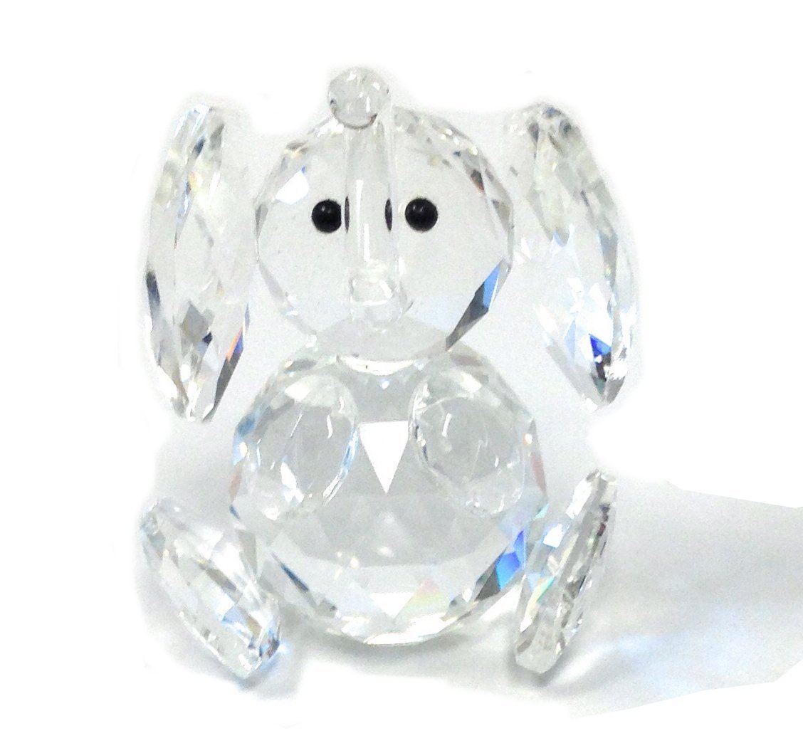 Figura de Elefante Sentado de Cristal Amlong, 2,33 cm