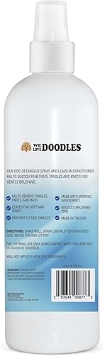 Miniatura 6 de We Love Doodles Aerosol desenredante para perros, acondicionador sin enjuague para perros, espray desenredante para perros, espray desenredante para