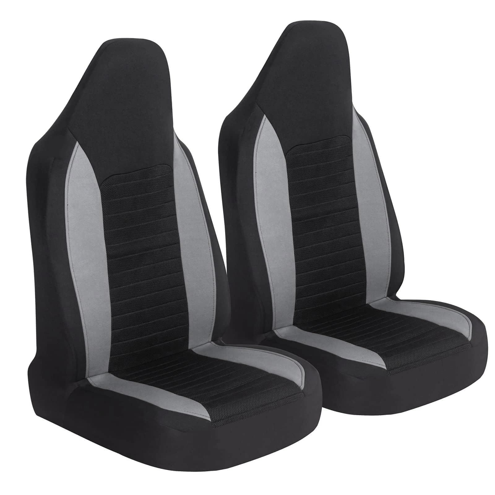 Lot de 2 Housses de siège Avant de Voiture, pour Fiat Ducato 2012-2014, Universelle Housse de Sieges Auto, Accessoire Voiture,A-Grey