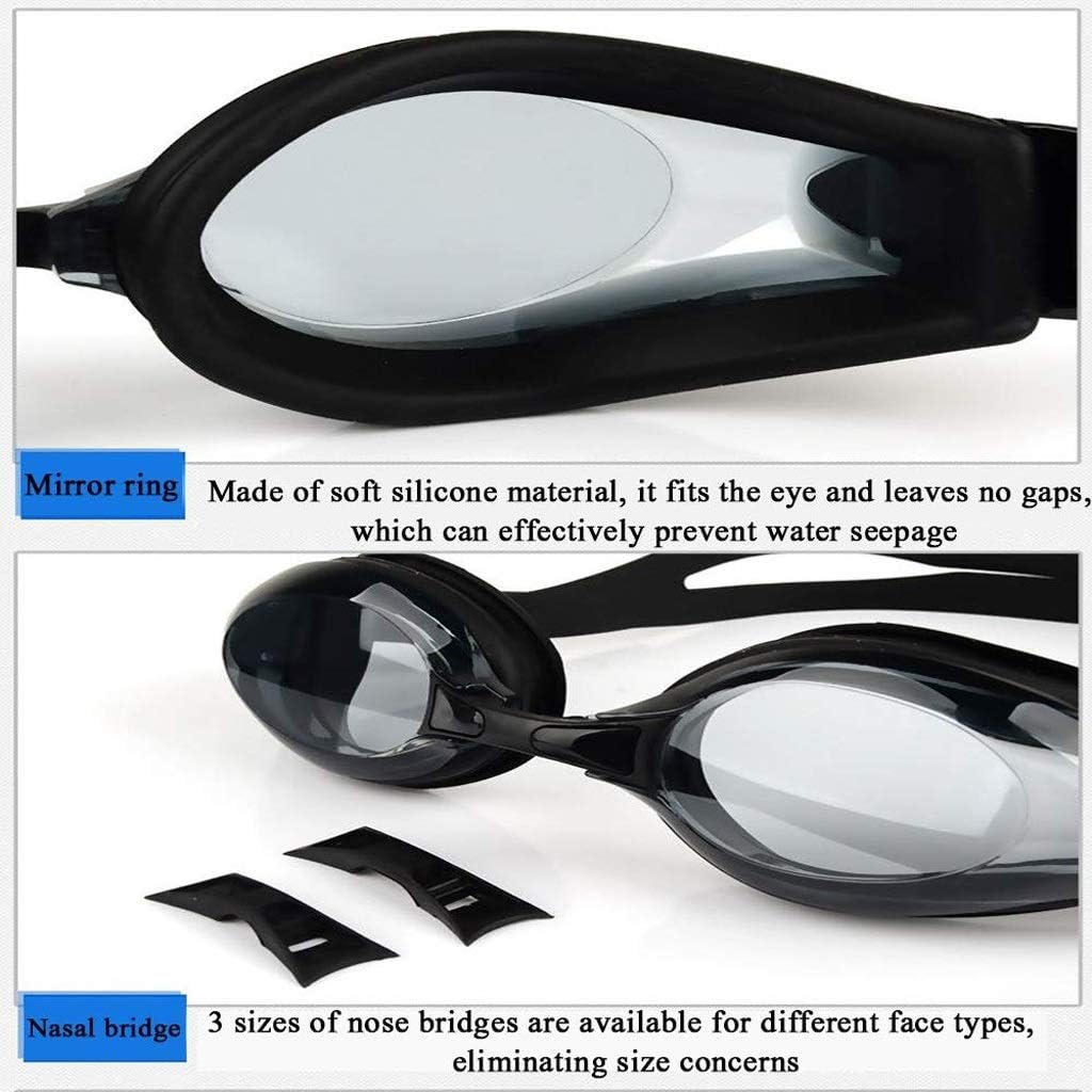Swim Goggles, Goggles No Leaking Anti，Swimming Goggles Triathlon for Men Women Youth Kids Child, Waterproof