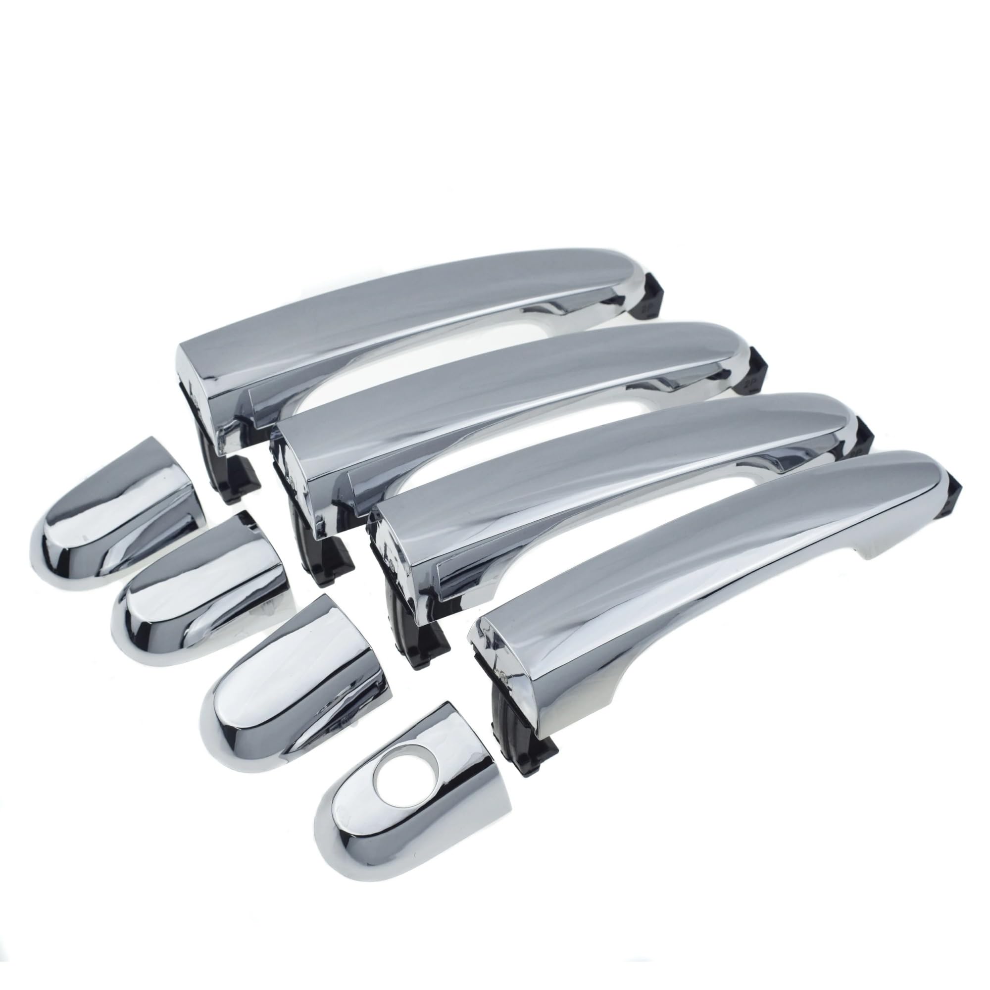 Hillar 4 Front Rear Set Door Outer Handle For Kia For Sorento 2011-2015 Chrome Driver Passenger Lh Rh Exterior Outside Door Handle 826511U010 82651-1U010(4 Front Rear Set)