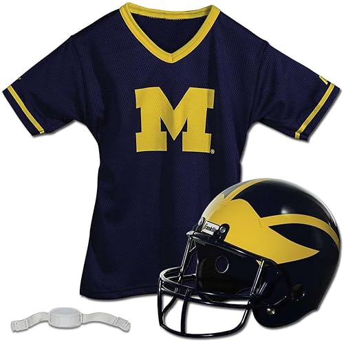 Vista 26 de Franklin Sports NCAA Kids College Football Helmet + Jersey Sets - NCAA Team Youth Football Helmet + Uniform Costume Set