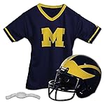 Franklin Michigan Wolverines Helmet and Jersey Set