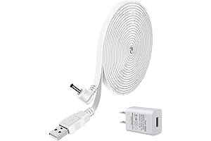 OpTriX Charger Cam - Outdoor Power Adapter for Stick Up Cam Battery...