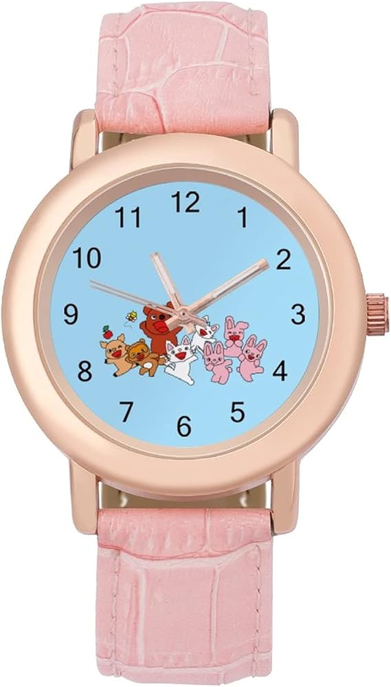 Amazon ノンタン 腕時計 可愛い 安い 柔らかいベルト 本革 Danesi ガールズ レディース 女子 学生 キッズ ウォッチ 誕生日 成人式 新学期 プレゼント キャラクター グッズ レディース腕時計 腕時計 通販