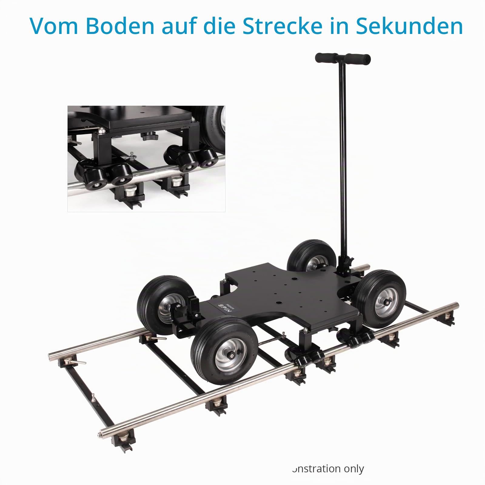 Proaim Spin Leichtes Doorway plattform Alles in einem Kamera Transportwagen System | Heavy-Duty Kameraplattform, Nutzlast 300kg/ 661lb zum Bazooka, Jib Crane, Seat (DL-SPIN-01)