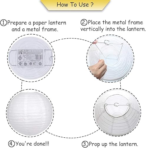 Miniatura 7 de Faroles de papel decorativos, linternas de papel colgantes redondas, decoraciones para Pascua, despedida de soltera, boda, baby shower, suministros