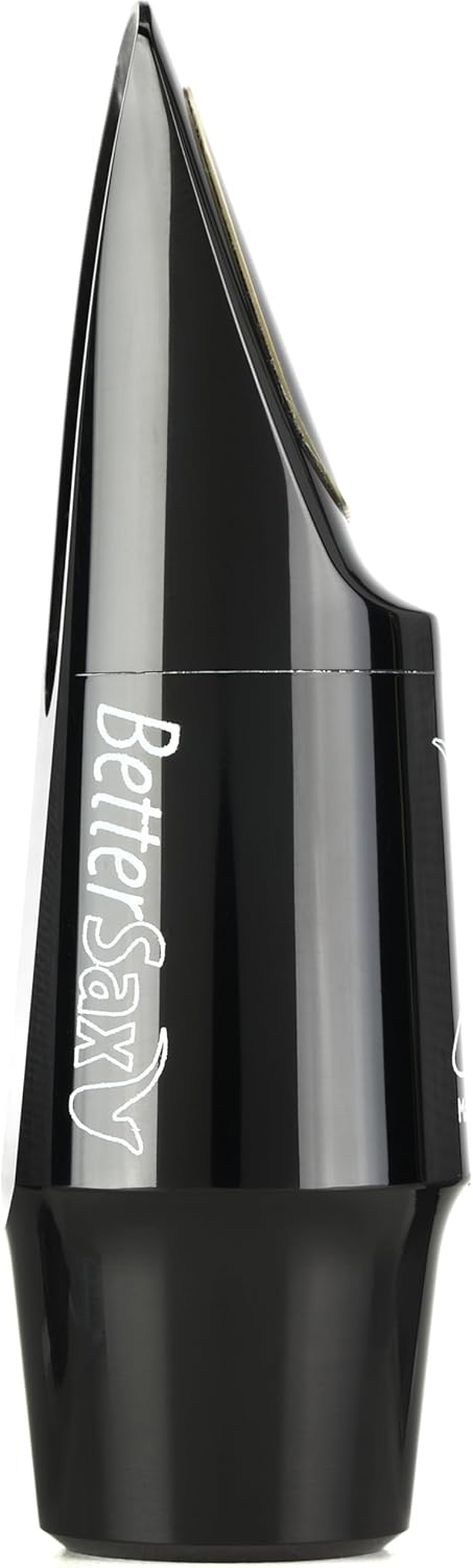 BetterSax Classic Alto Saxophone Mouthpiece Made in the USA, Hand-Finished, Reed Friendly. Ideal for beginners in Concert band, Jazz band and Marching band