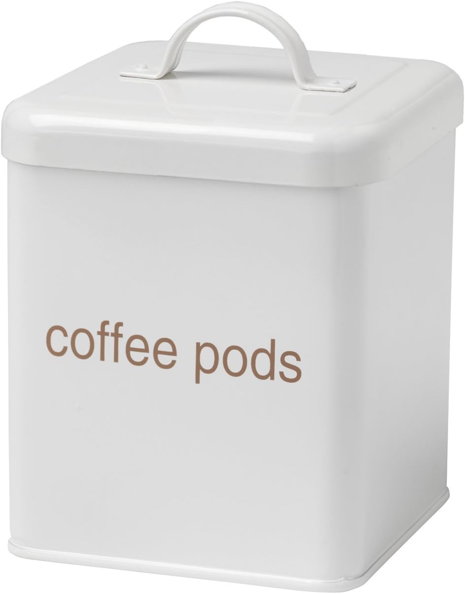 Hahn Simple Storage Coffee Pod Canister Amazon.co.uk Home & Kitchen