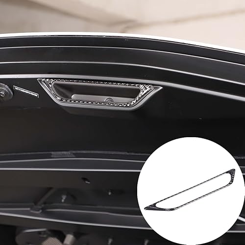 Miniatura 3 de CHEAYAR Funda adhesiva suave de fibra de carbono real 3D compatible con Corvette C8 Stingray Z06 Z51 2020 2021 2022 2023 Accesorios de decoración