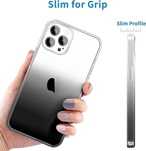 Miniatura 4 de JJGoo Compatible con iPhone 15 Pro Funda transparente, suave y transparente Fiexible TPU funda para teléfono, a prueba de golpes, funda delgada para