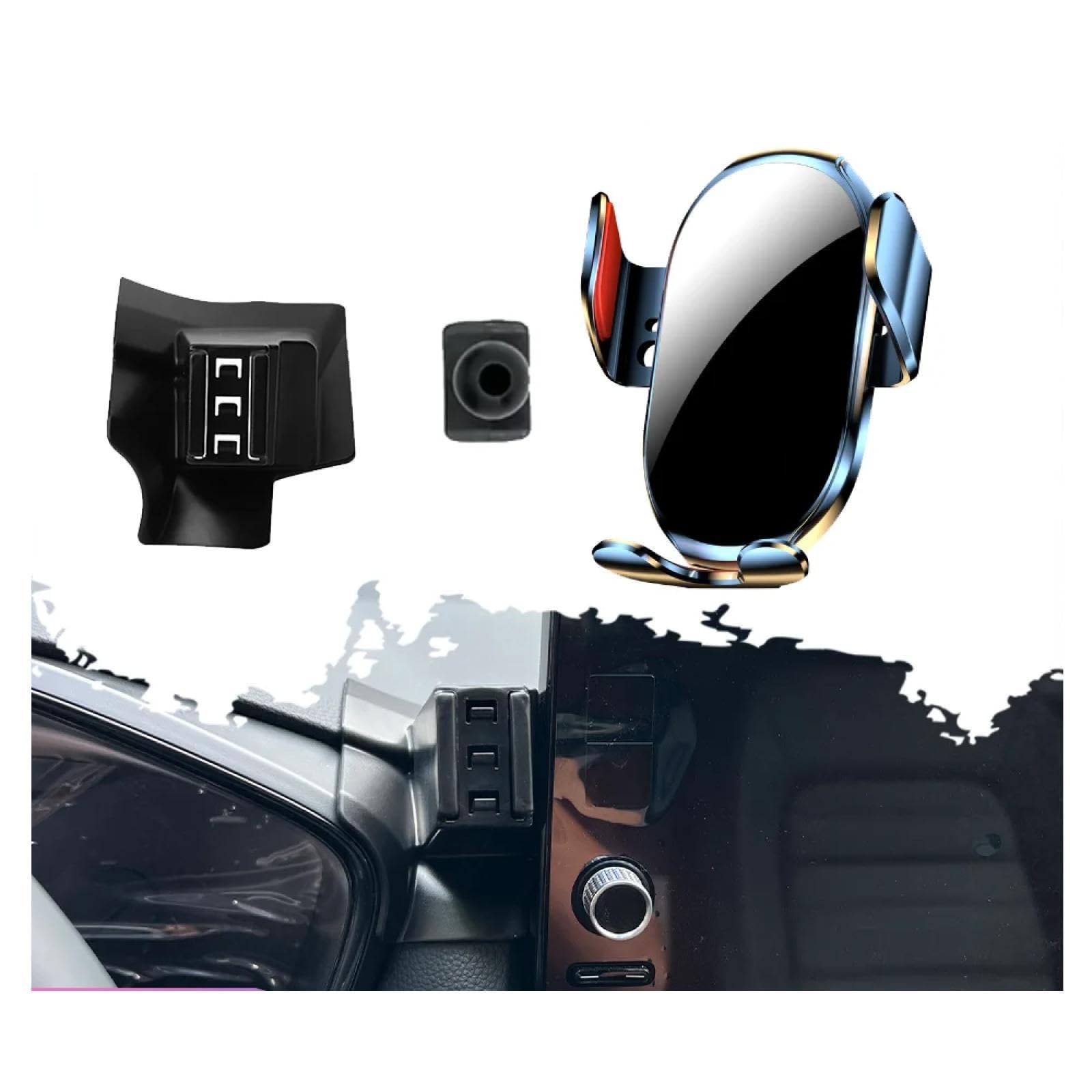 Soporte Móvil Coche para Honda CR-V 6 RS 2023-2025, Soporte para teléfono móvil de Coche con Clip para Rejilla de ventilación del Aire Acondicionado LHD