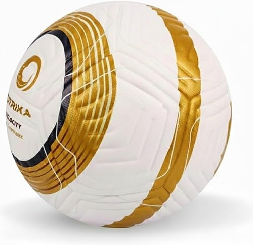 STRIKA Balón de fútbol de calidad profesional Legacy  Material de piel sintética  Resistente al agua  Sin hilos  Juego en todas las superficies