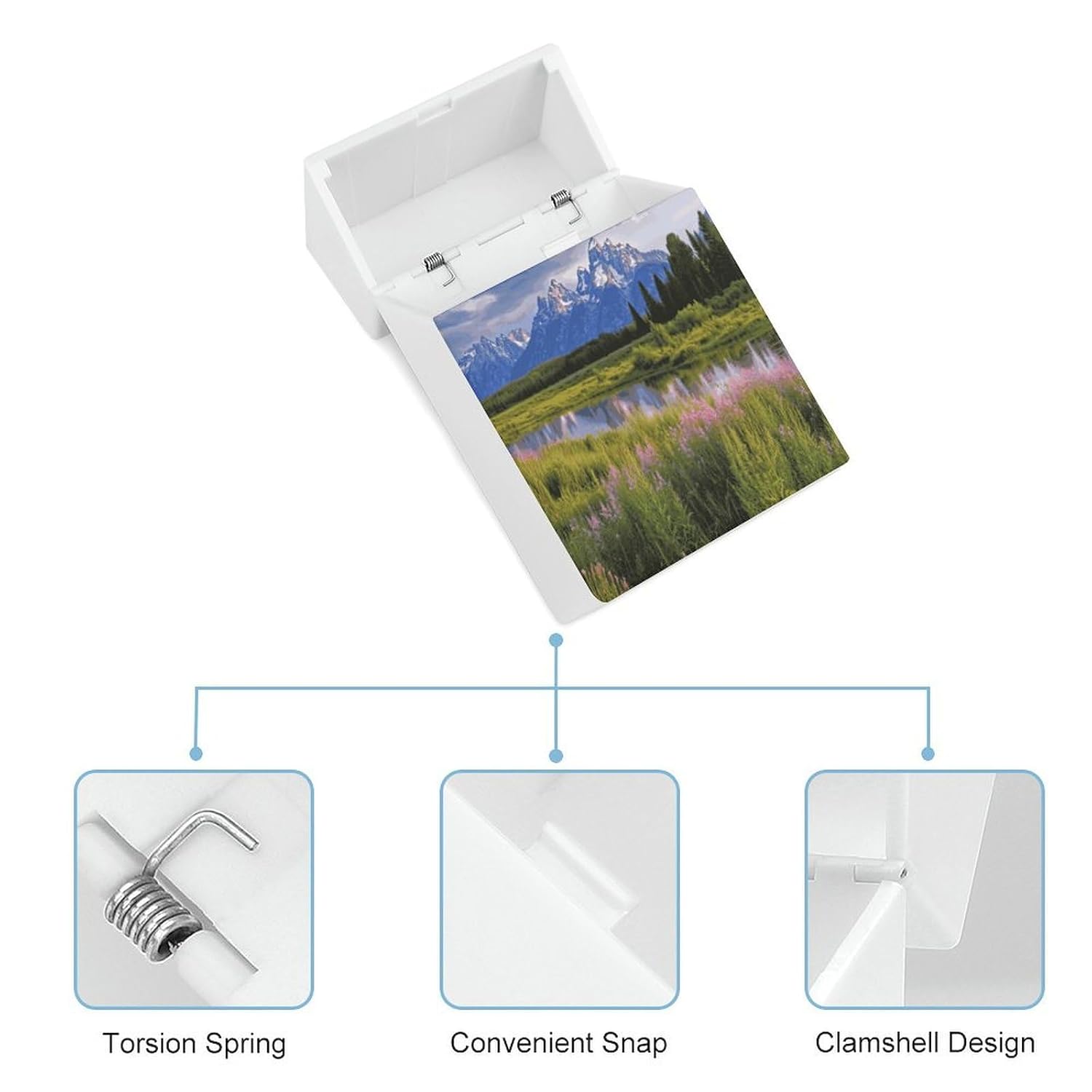 Grand Teton National Park Cigarette Case Plastic Cigarette Holder image 4