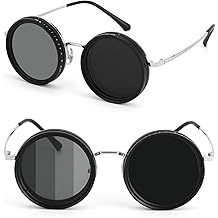 Hand Made Nd-400 9 Gears Round Polarized Adjustable Dimming Men Sunglasses women Filter Diving Fishing