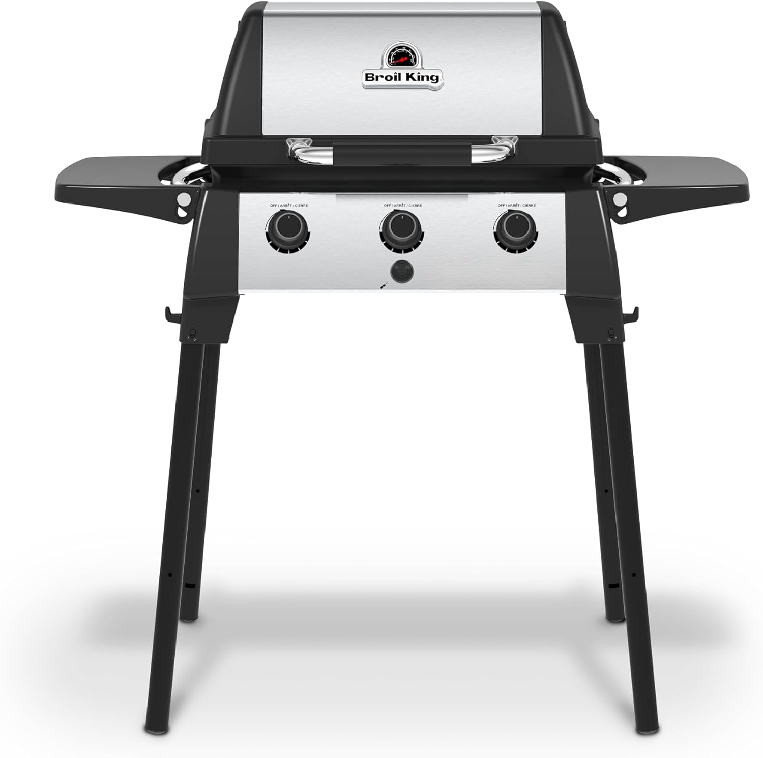 Broil King Porta-Chef 320 Portable Propane Gas Grill - Tabletop 3-Burner BBQ