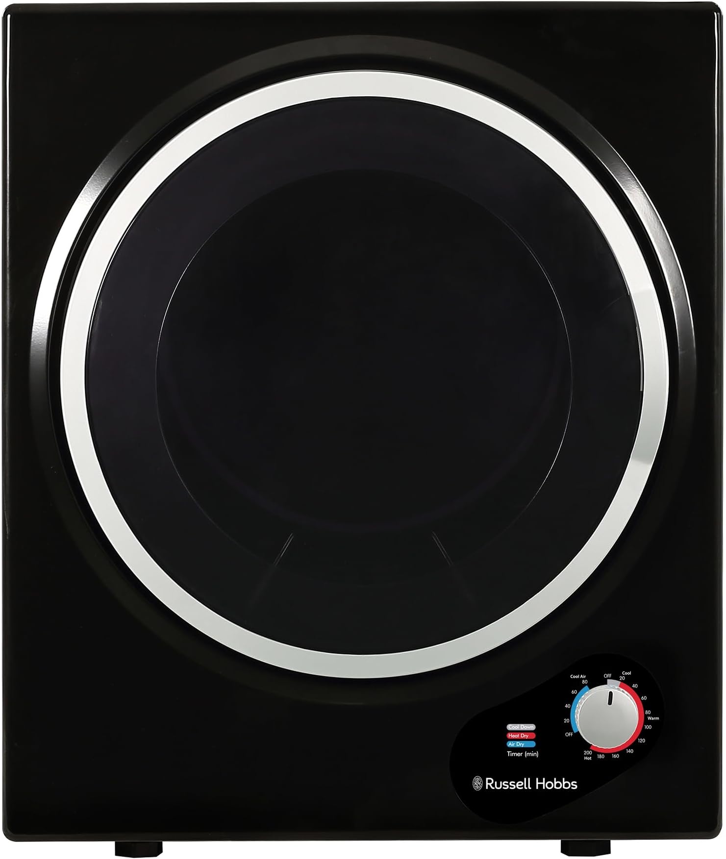 Russell Hobbs Black 2.5kg Compact Mini Vented Tumble Dryer