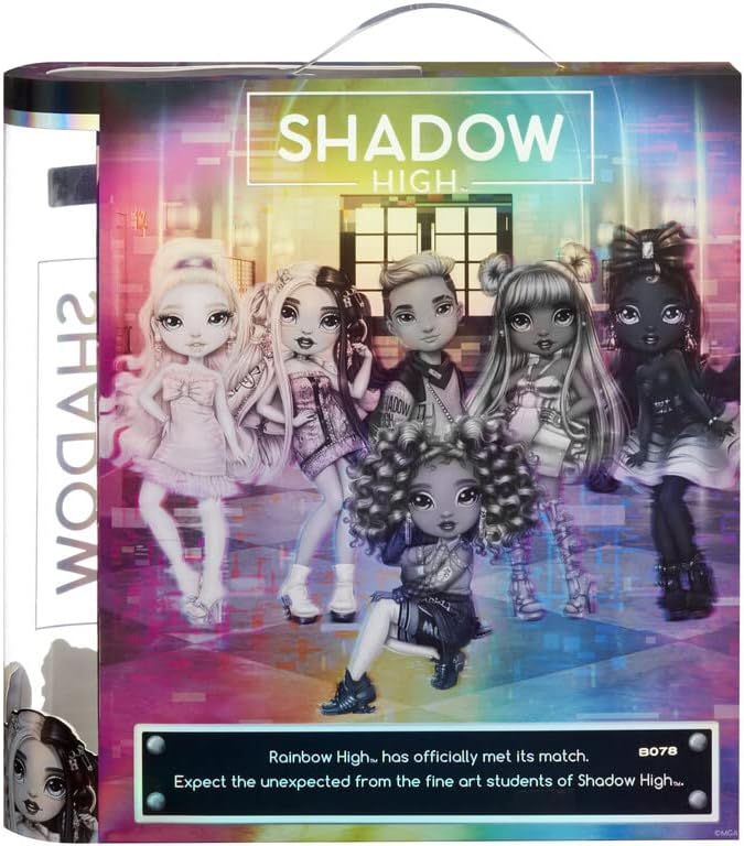 Muñeco de moda Ash Silverstone Rainbow High miniatura 7