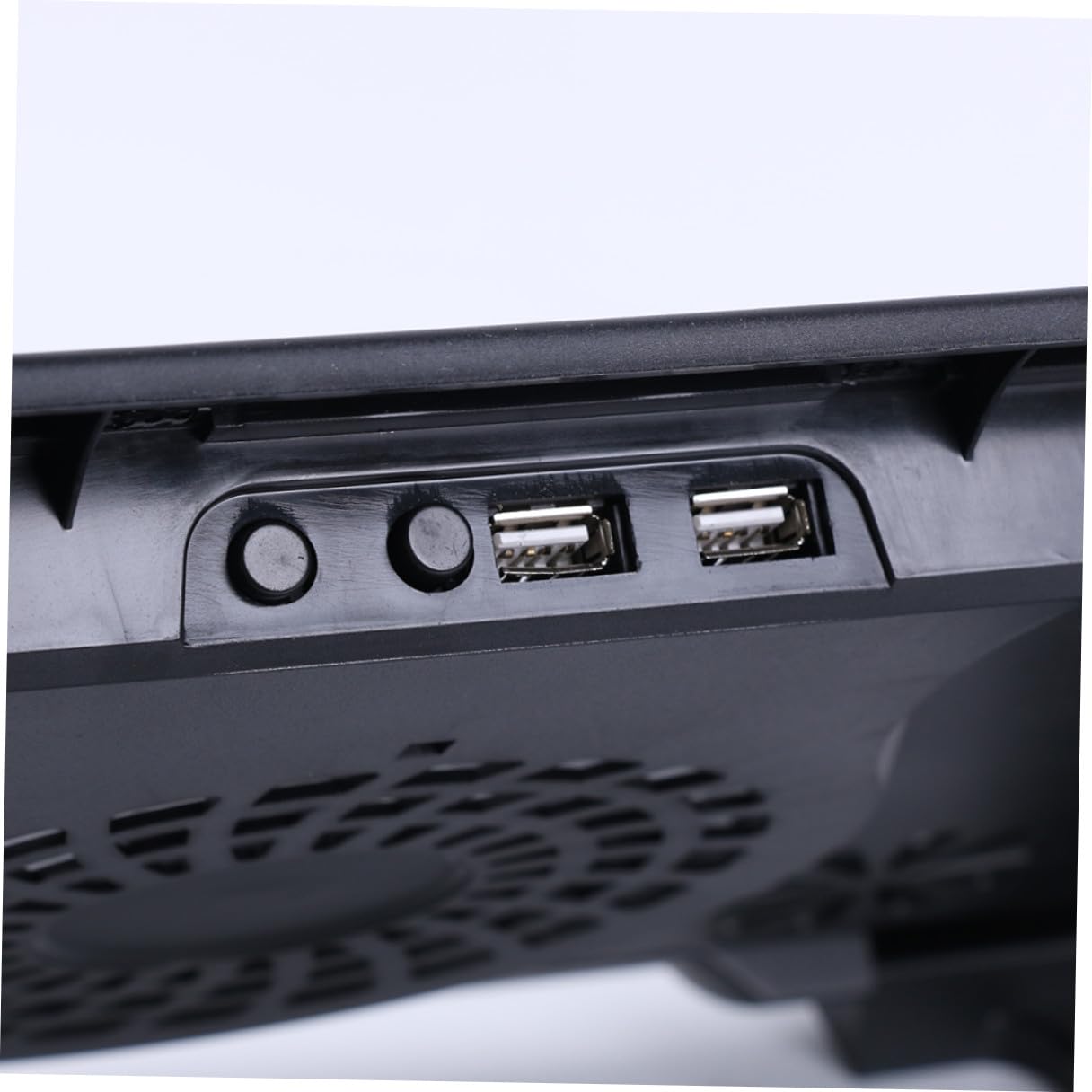 Yardwe Base Enfriadora Multiángulo Ajustable 5 Ventiladores para Computadora Portátil Diseño Ultradelgado y Antideslizante Adecuado para Decoracion Verano