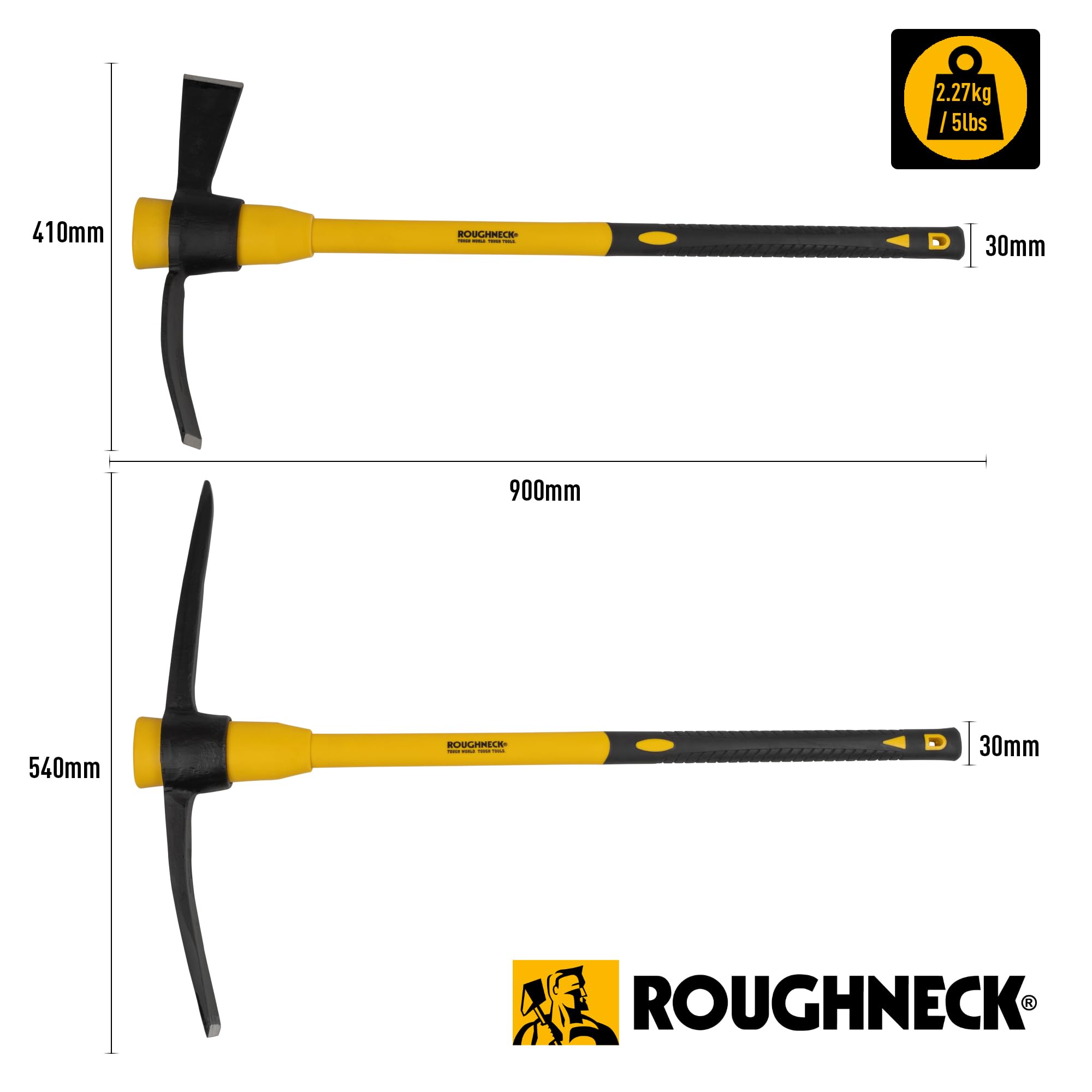 Roughneck ROU64104 Mattock & Pick - Juego de 2 palillos