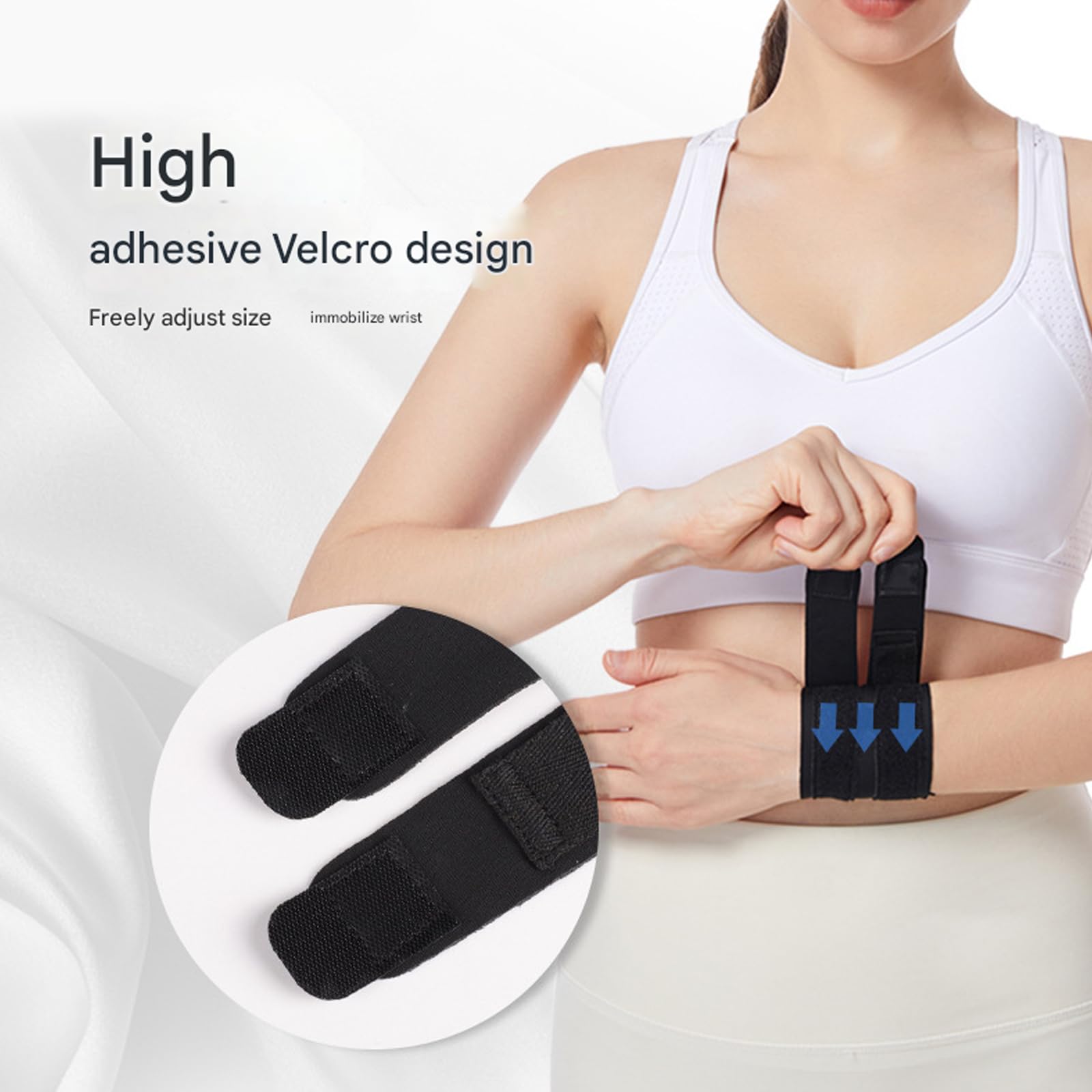 1 par de muñequeras protectoras para atletismo, delgadas, cómodas, ajustables, para tenis, gimnasio, tela transpirable
