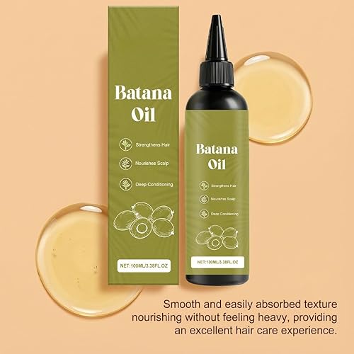 Miniatura 2 de Aceite de batana para el crecimiento del cabello Aceite de batana 100% natural para ayudar a reducir la rotura del cabello, apoyar el cabello más