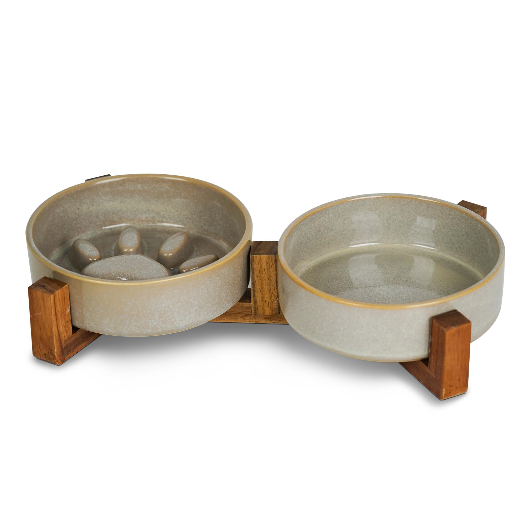 Dog Slow Feeder Ceramic Set