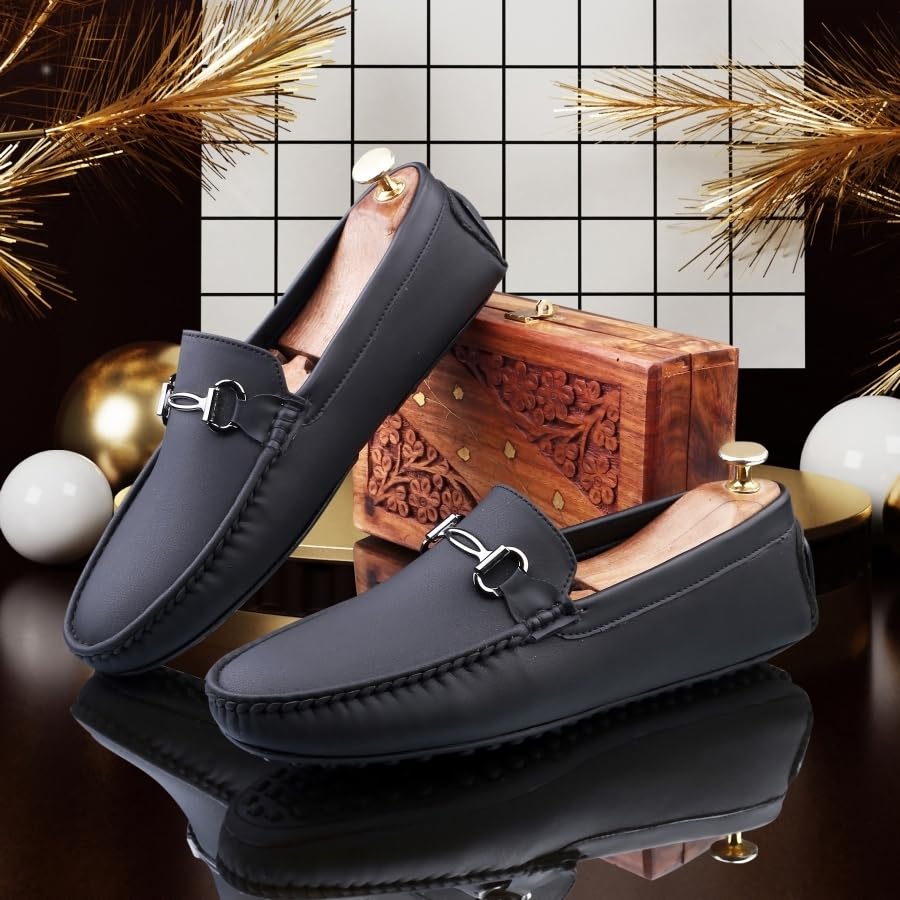 Image of WUGATTI Men's Suede Stylish, Comfortable & Casual Slip-On Loafers