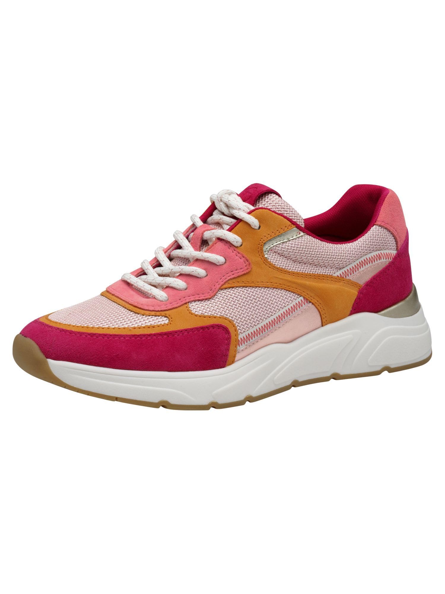 Tamaris Women's Damen 1-23745-43 Sneaker, Fuxia Comb, 5 UK