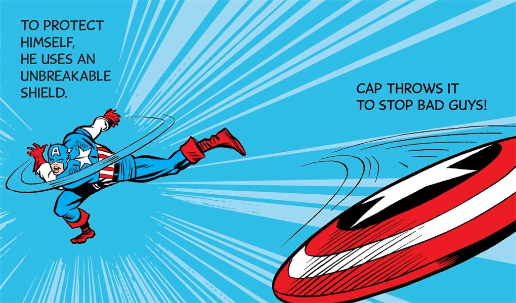 Captain America: My Mighty Marvel First Book      Board book – Illustrated, May 26, 2020