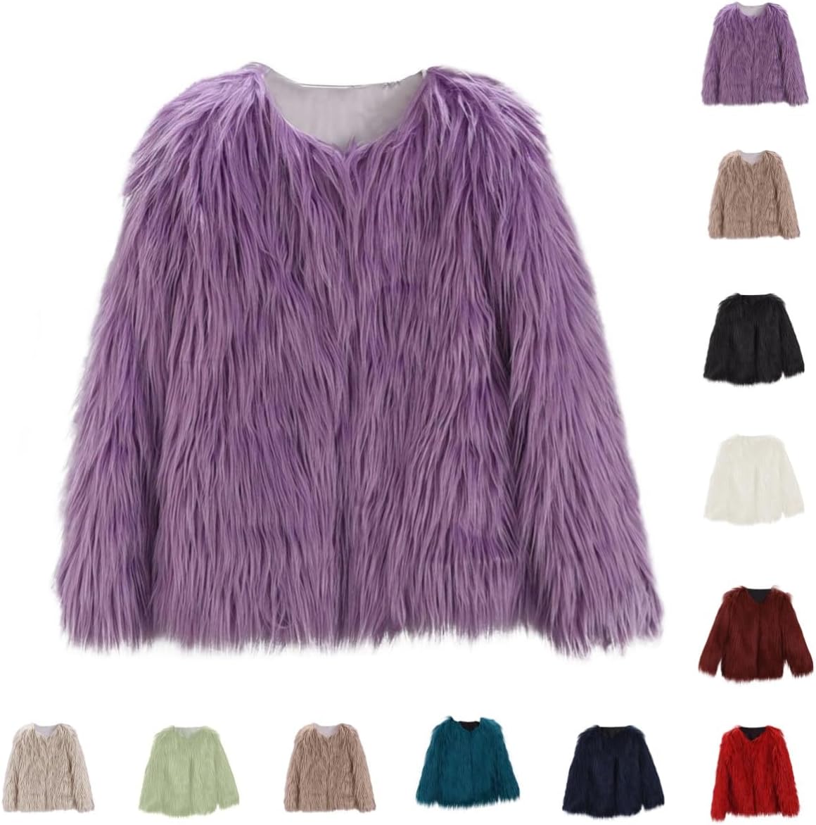 Children Winter FauxFur Coat 210Y Baby Girls Jacket Thick