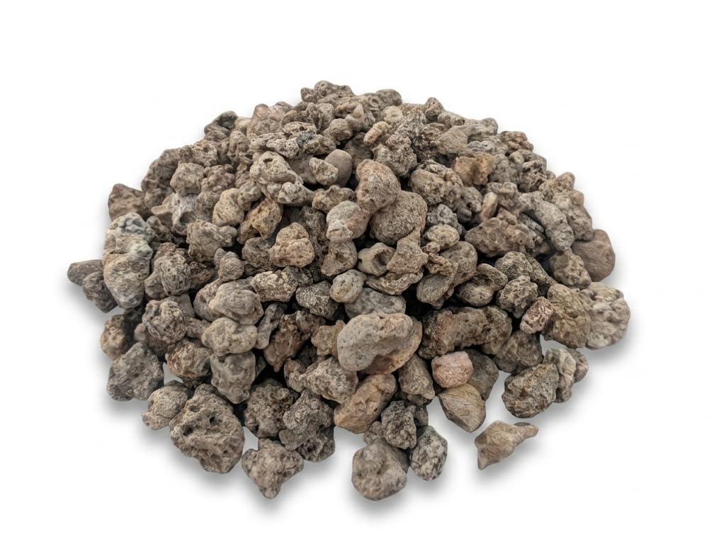 Natural Rough Limestone Pebbles for Plants and Aquarium, Small Rounded Limestone, Porous Drainage Stones for Succulents, Bonsai, Bio Filter Media, 1 KG (Size -12-50 mm)-image-7