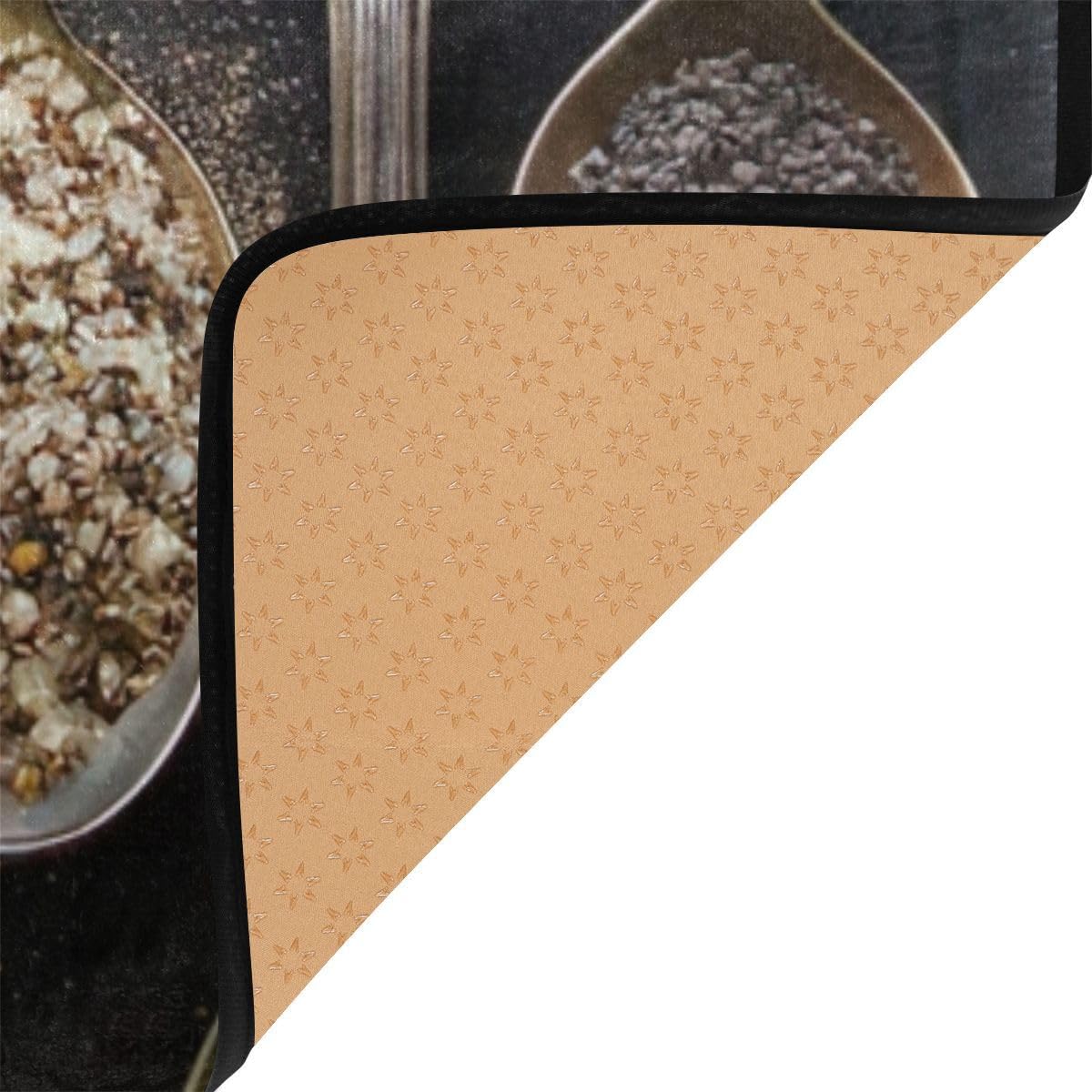 Spices Spicy Artistic Kitchen Rug Mat Non Slip Kitchen Mats Anti-Fatigue Floor Mat Doormat for Kitchen Decor 36x24 Inch 21344445