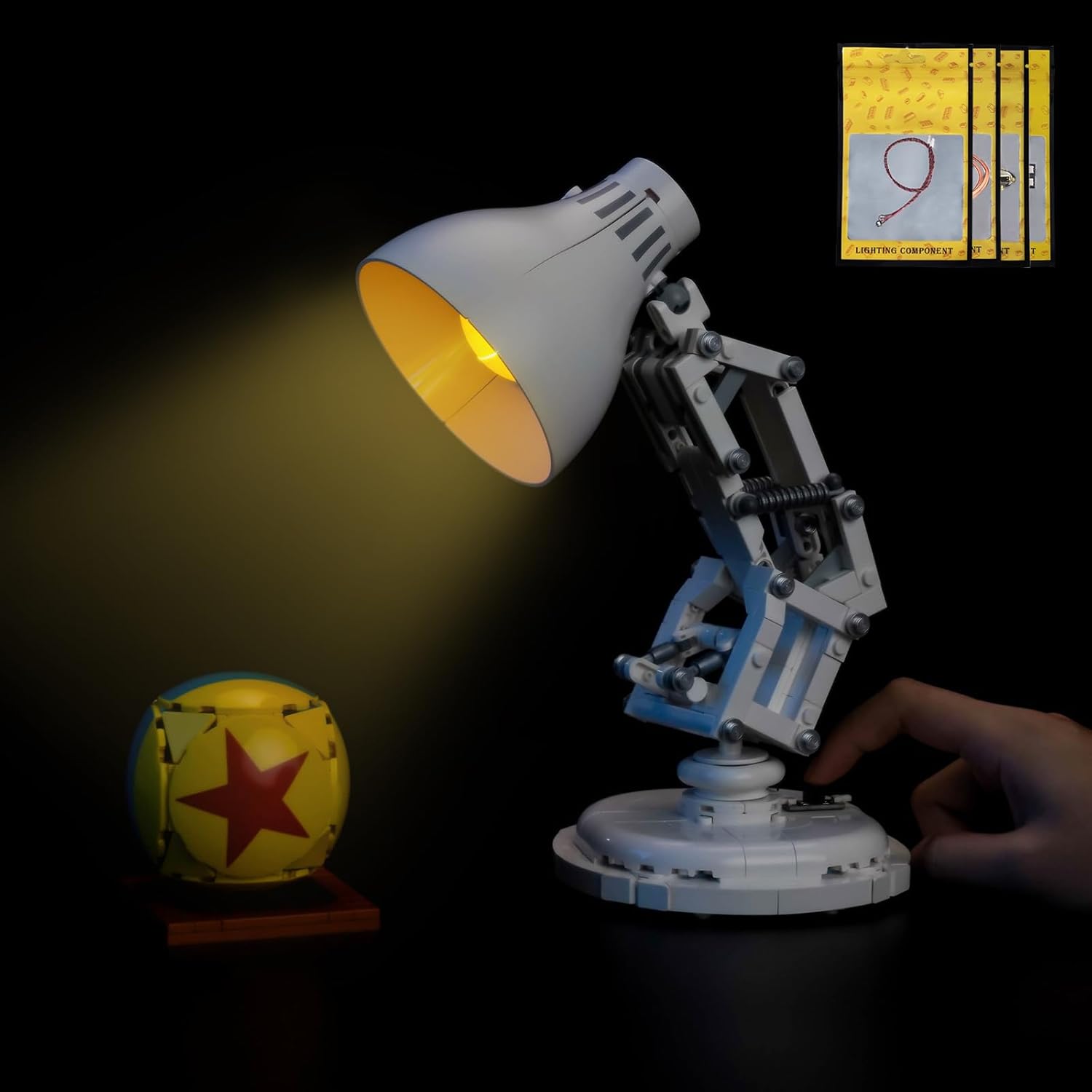 LED Lighting Compatible with LEGO Ideas 21357,Light Kit Compatible with LEGO Disney Pixar Luxo Jr. - Room Decor and Building Set for Adults,NOT Included The Model Set