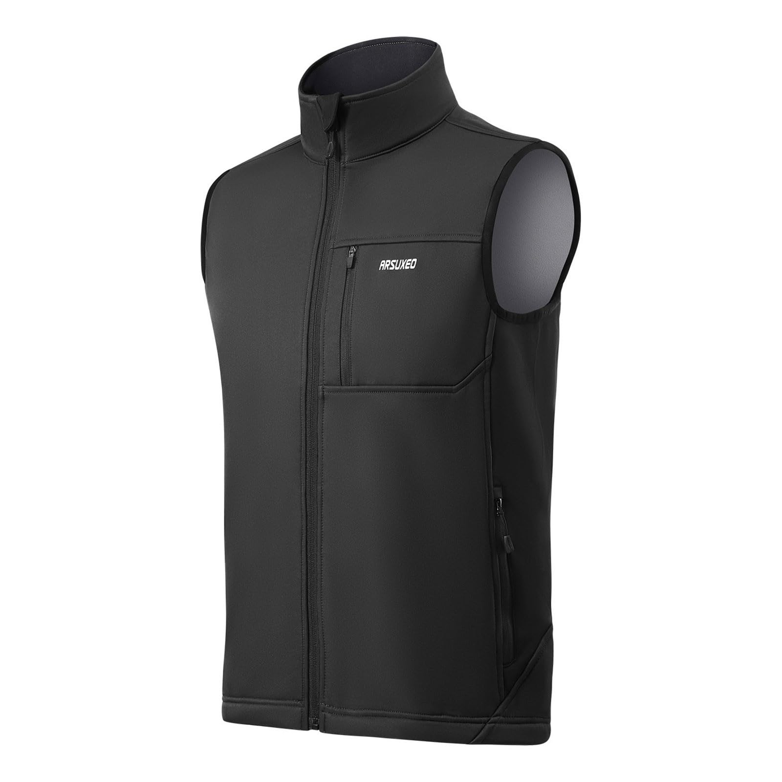 Chaleco de motorista para hombre, resistente al viento, impermeable, de forro polar, ligero, transpirable, impermeable, para correr, ciclismo, ciclismo