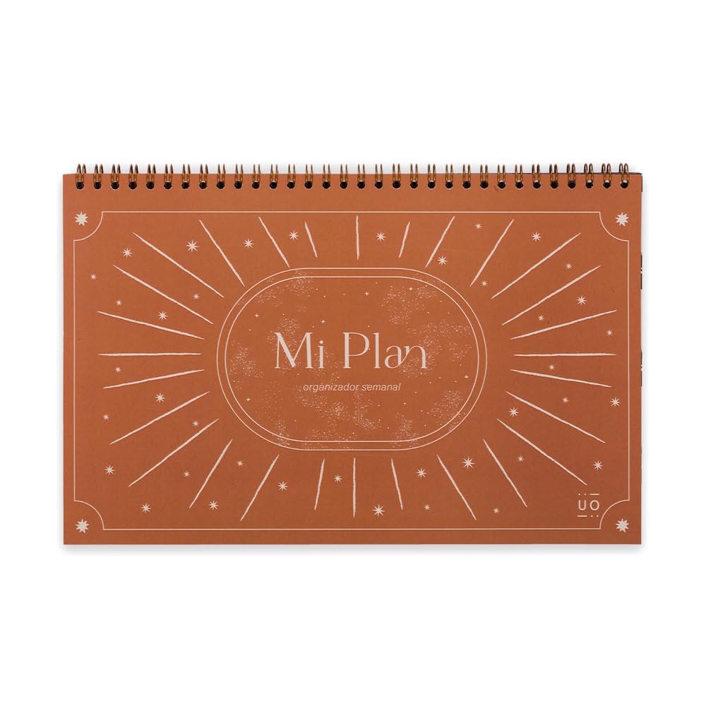 UO Weekly Planner Organizer and What You Have To Happen, Days Unlisted, 60 Pages, Paper 90g, Size 280x180mm