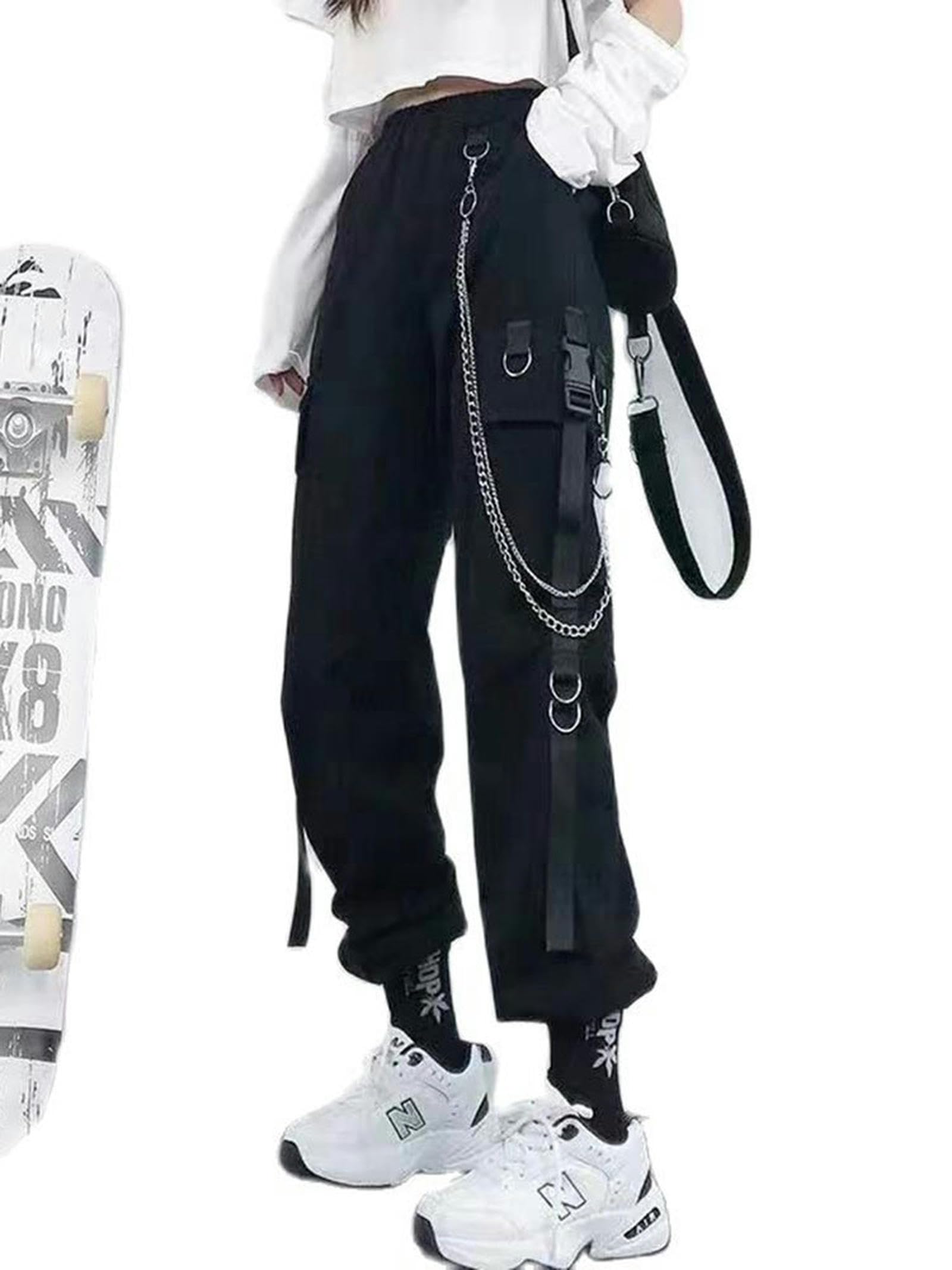 Ensemble Pantalon Deux pièces Unisexe, Streetwear, Ample, Faux Manteau Deux pièces, Veste + Beau Pantalon Cargo, Veste-XL, Automne Hiver