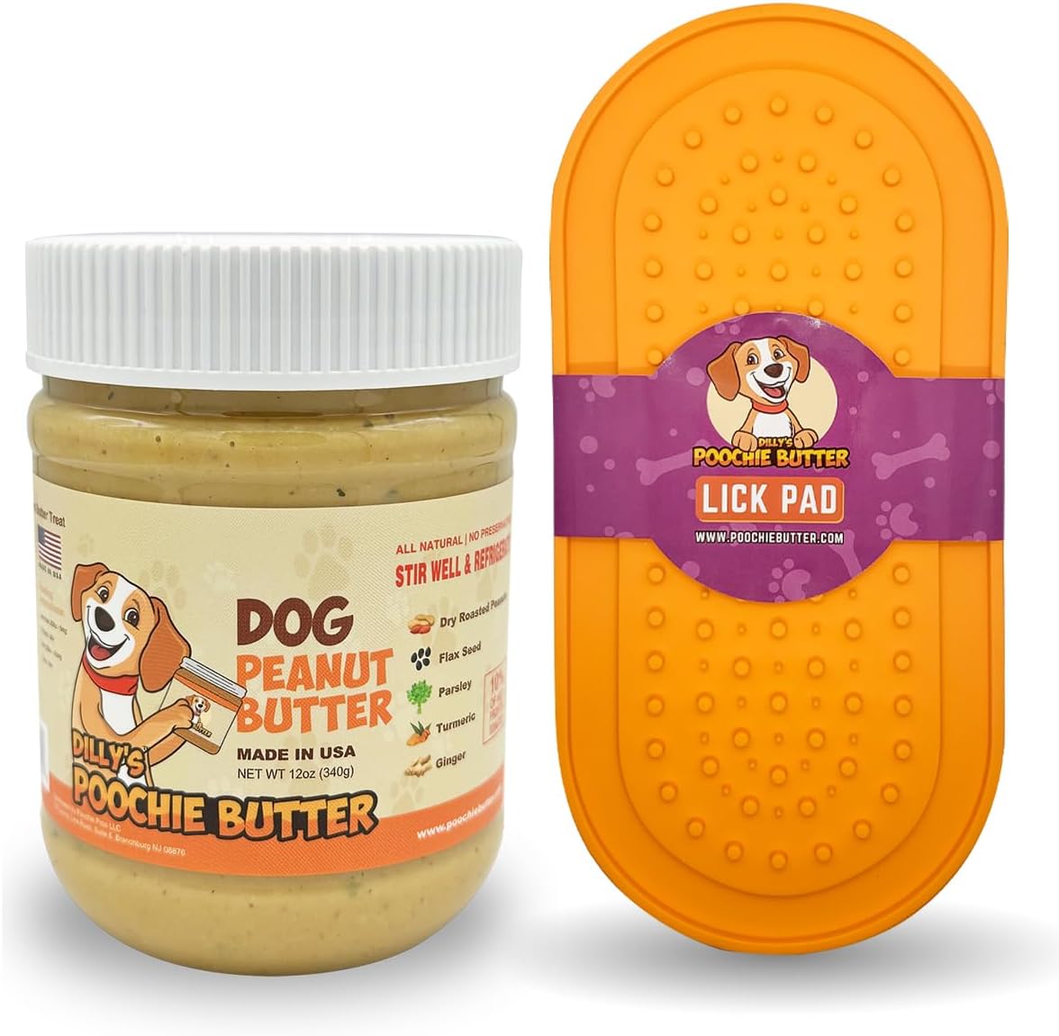 Pet Supplies Dog Peanut Butter + Lick Pad for Dogs Freezer Friendly