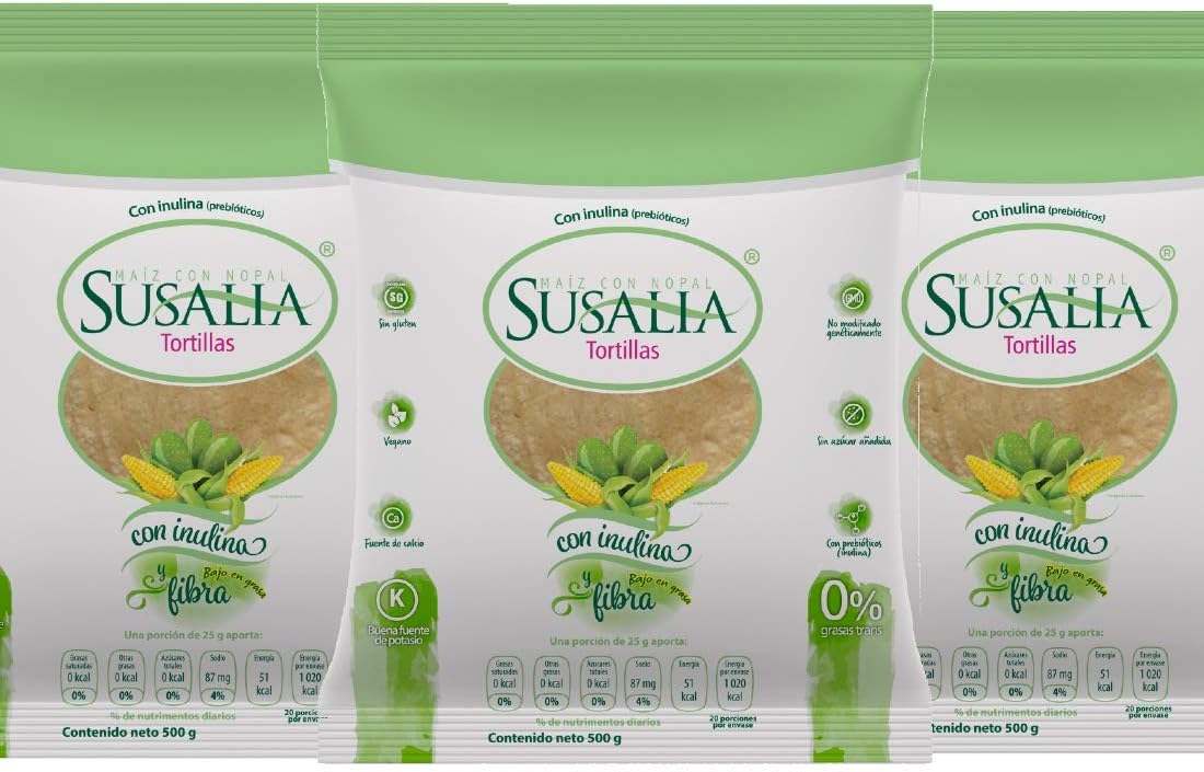 Corn and Nopal Tortillas (3 Pack)